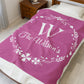 Custom Family Name Blanket, Last Name Blanket, Initials Blanket, Wedding Gift, Anniversary Gift, Housewarming Gift, Gift for Family