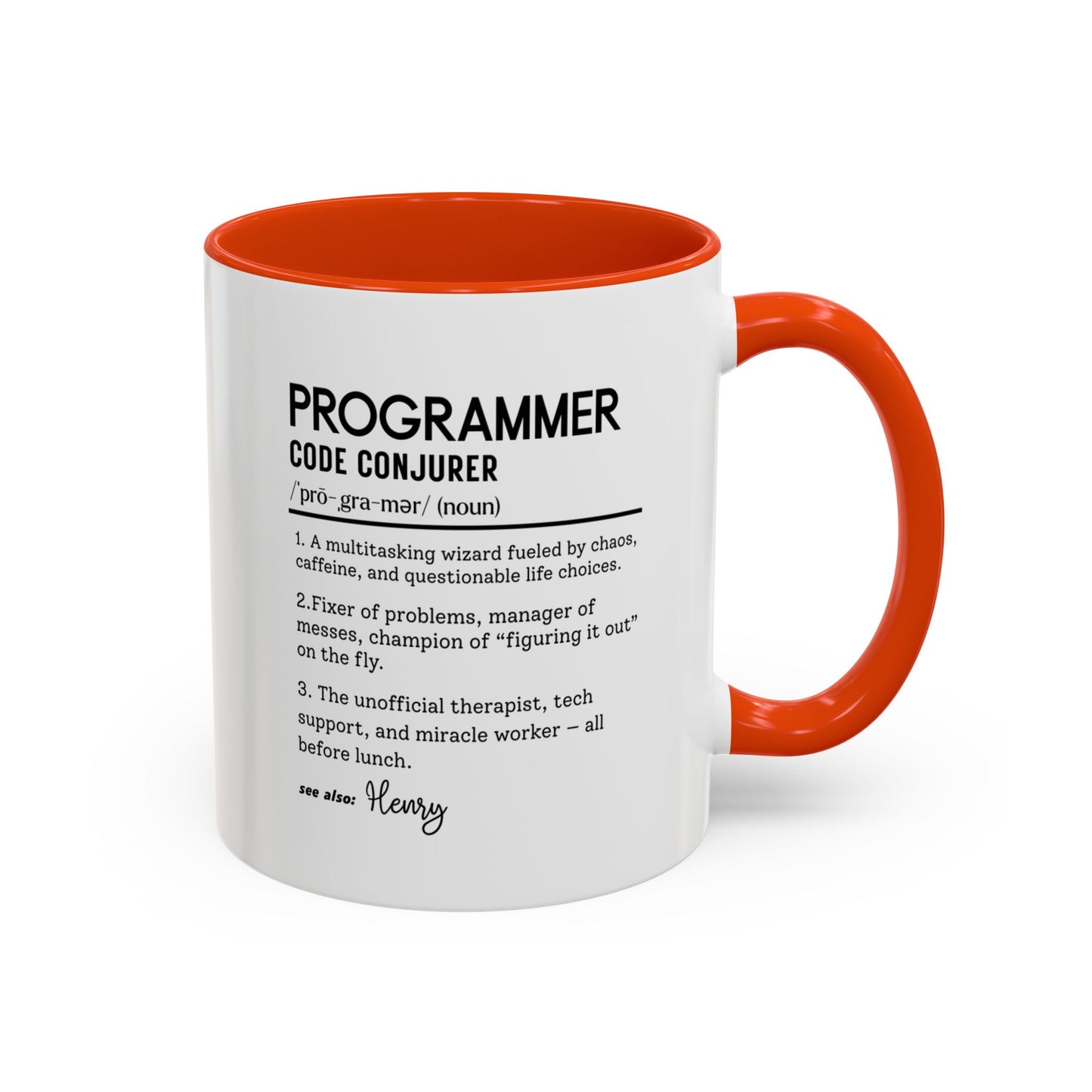 Custom Programmer Mug, Code Conjurer Dictionary Mug, Funny Software Developer Gift, Tech Coffee Cup, Colorful Mugs 11oz 15oz