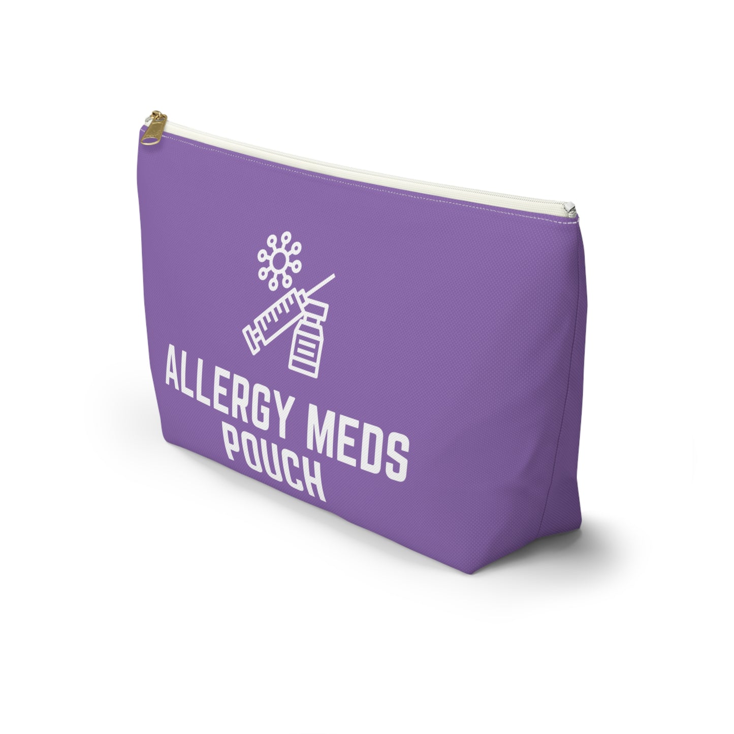 Personalized Allergy Meds Pouch for Medication Storage Travel Organizer for Allergy Relief Tablets and Emergency Essentials