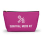 Personalized Survival Meds Kit Pouch for Emergency Medication Storage Travel Organizer for First Aid and Daily Health Essentials