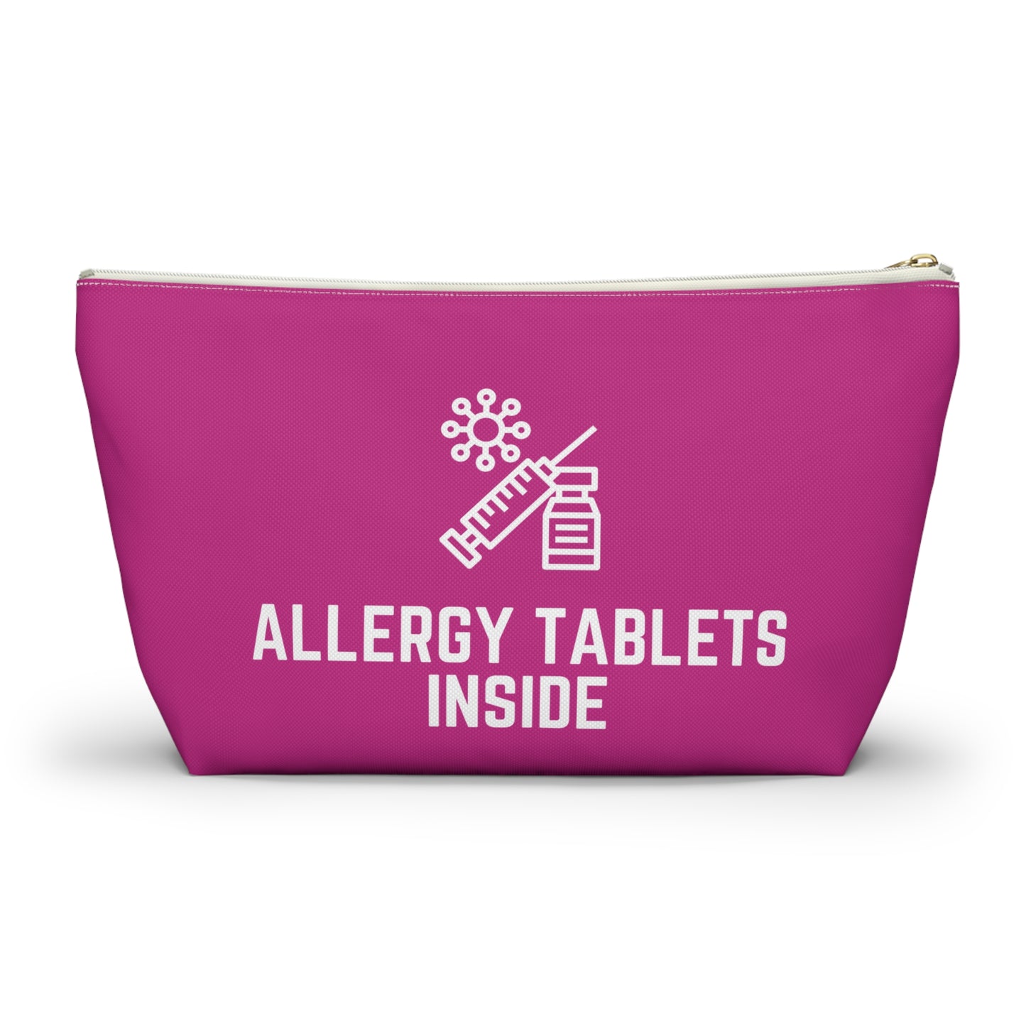 Personalized Allergy Tablets Inside Pouch for Medicine Storage Travel Organizer for Daily Allergy Relief and Emergency Essentials