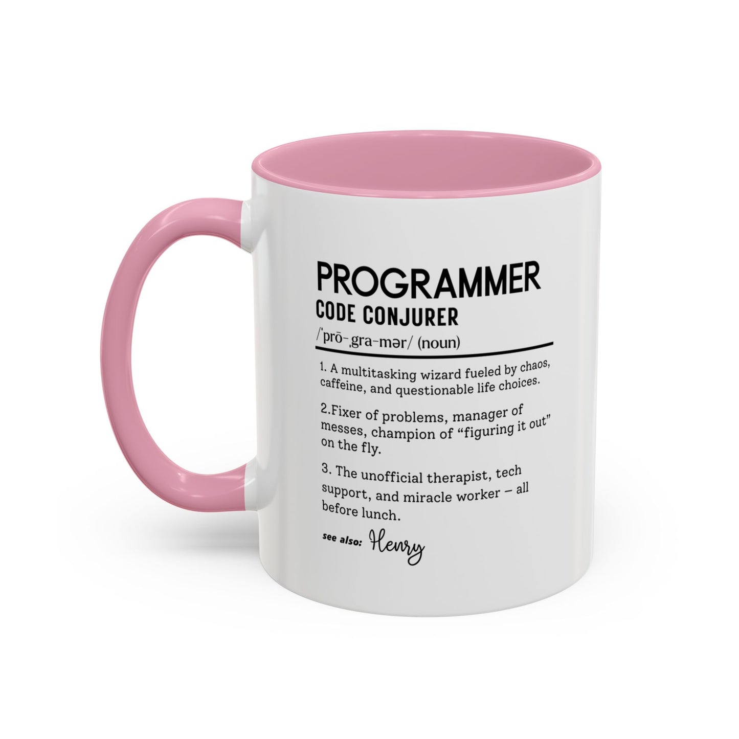 Custom Programmer Mug, Code Conjurer Dictionary Mug, Funny Software Developer Gift, Tech Coffee Cup, Colorful Mugs 11oz 15oz