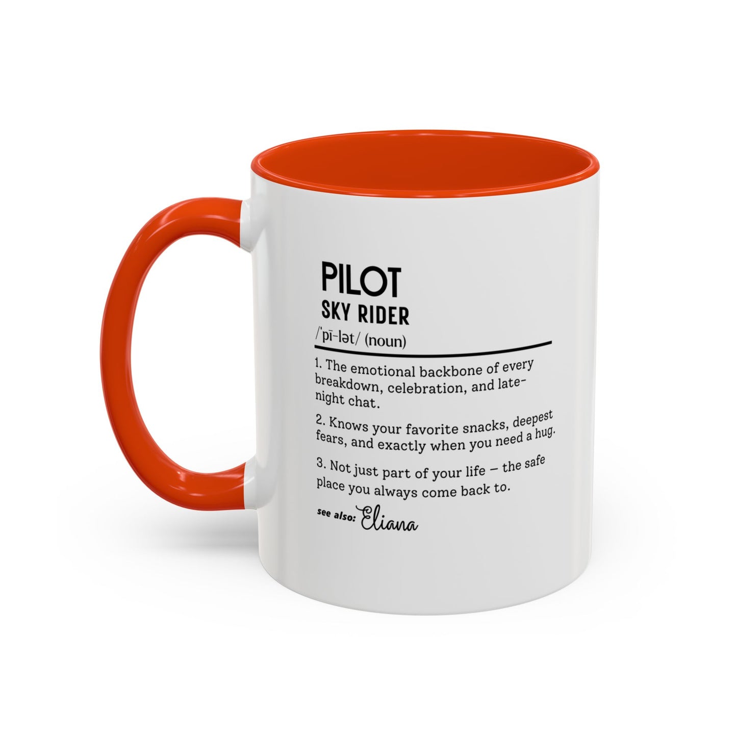 Aviation Pilot Dictionary Mug, Funny Sky Rider Gift, Personalized Coffee Cup, Colorful Mugs (11oz, 15oz), Aviation Gifts for Pilots,