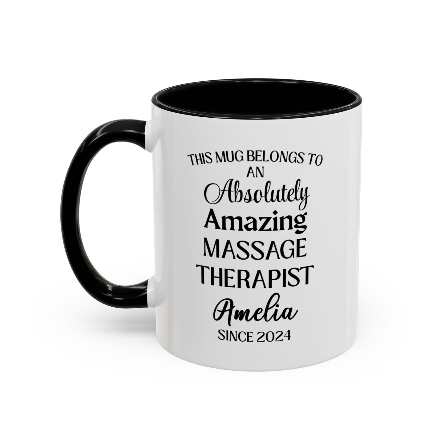Custom Massage Therapist Mug, Relaxation Spa Cup, Personalized Coffee Mug, Healing Hands Gift, Funny Coffee Cup, 11, 15oz Mug