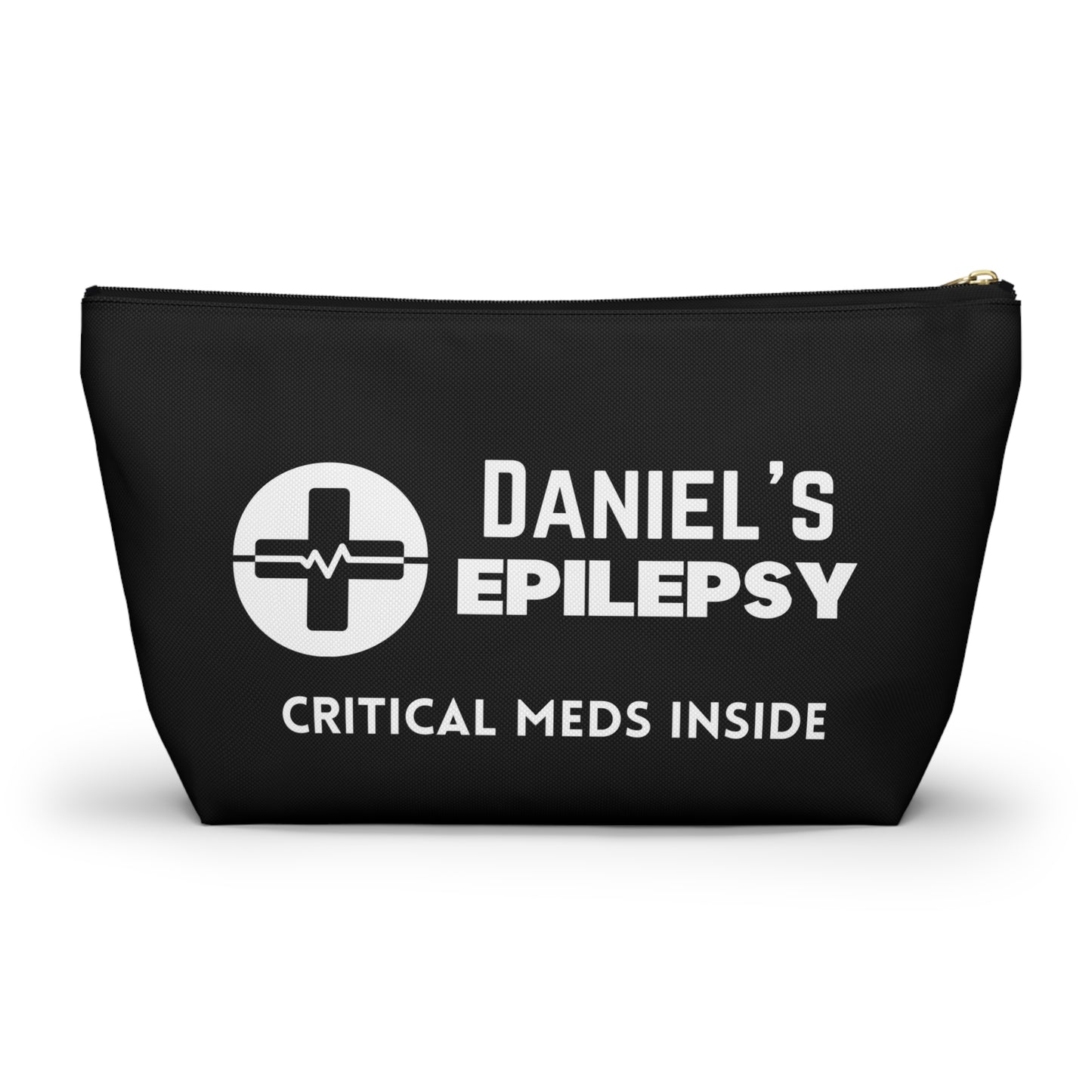 Personalized Epilepsy Critical Meds Pouch for Daniel Emergency Seizure Medication Storage Travel Organizer and Medical Kit