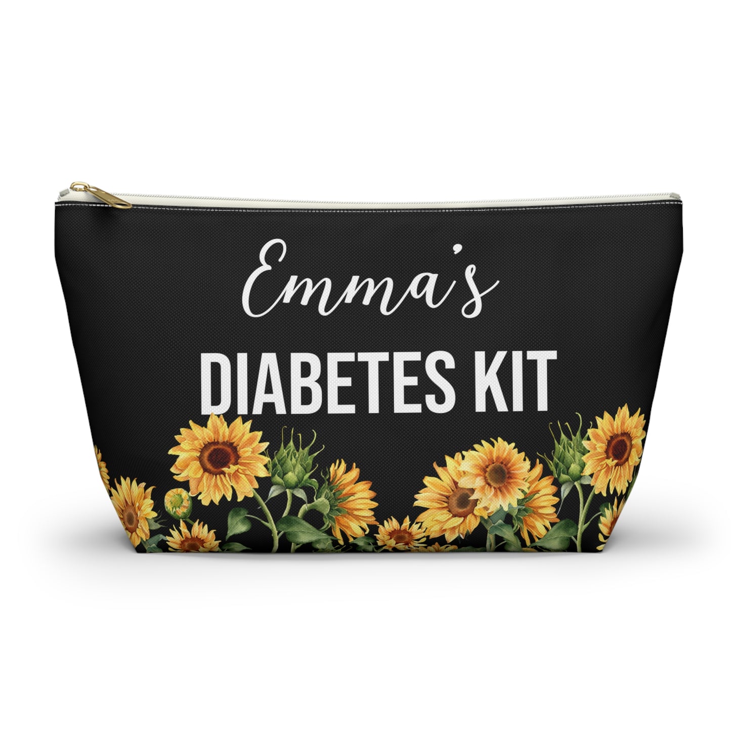 Diabetes Kit Pouch for Insulin Glucose Tabs and Supplies Personalized Medical Bag for Daily Use Travel or Emergency Diabetes Essentials