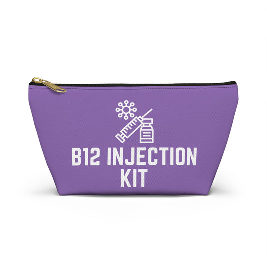 Personalized B12 Injection Kit Pouch for Vitamin B12 Storage Travel Organizer for Injection Supplies and Health Essentials