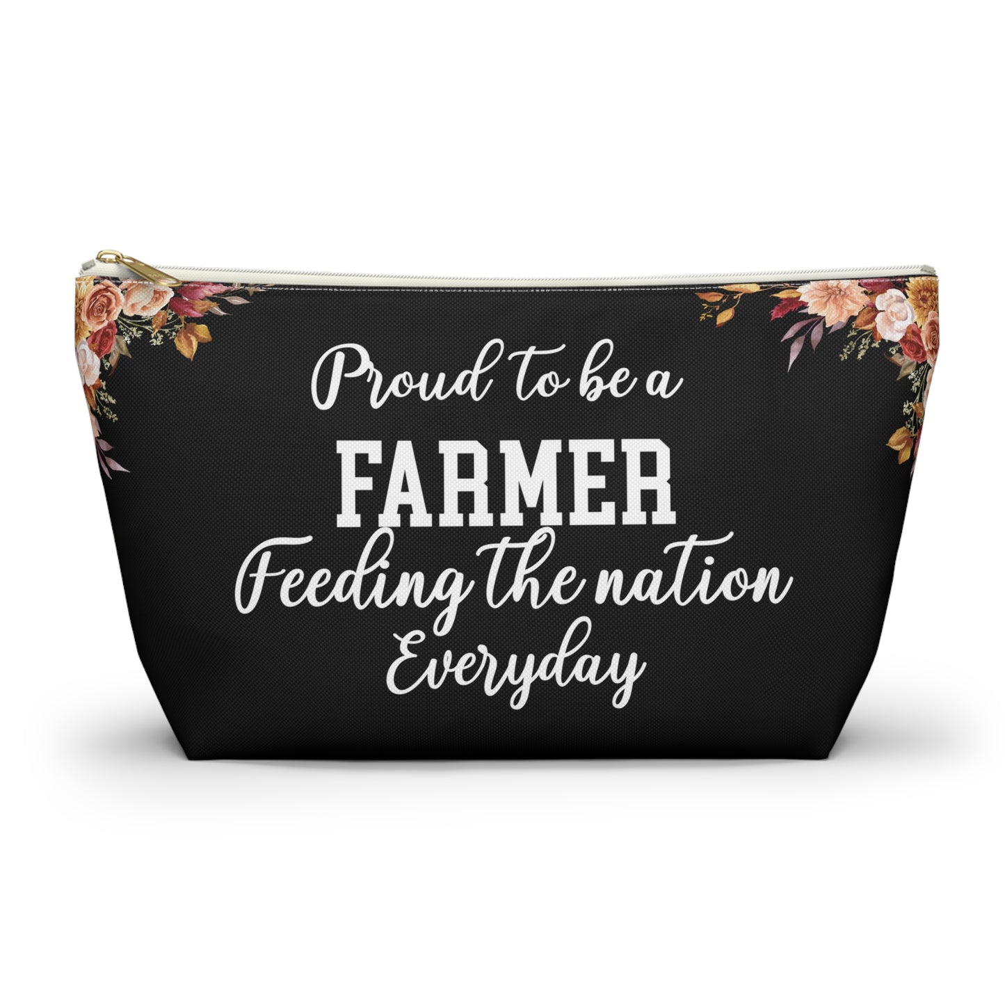 Farmer Essentials Pouch Gift For Farmers Farm Life Organizer Bag Rustic Travel Pouch Agriculture Lover Gift Cute Everyday Carry Zipper Case