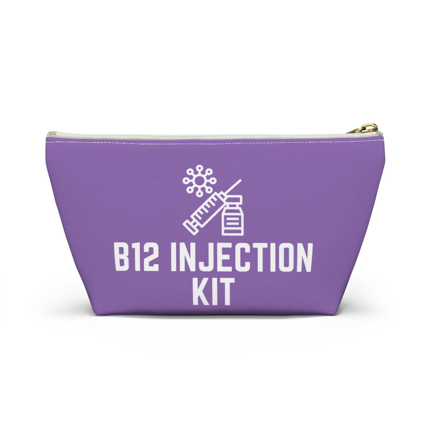 Personalized B12 Injection Kit Pouch for Vitamin B12 Storage Travel Organizer for Injection Supplies and Health Essentials