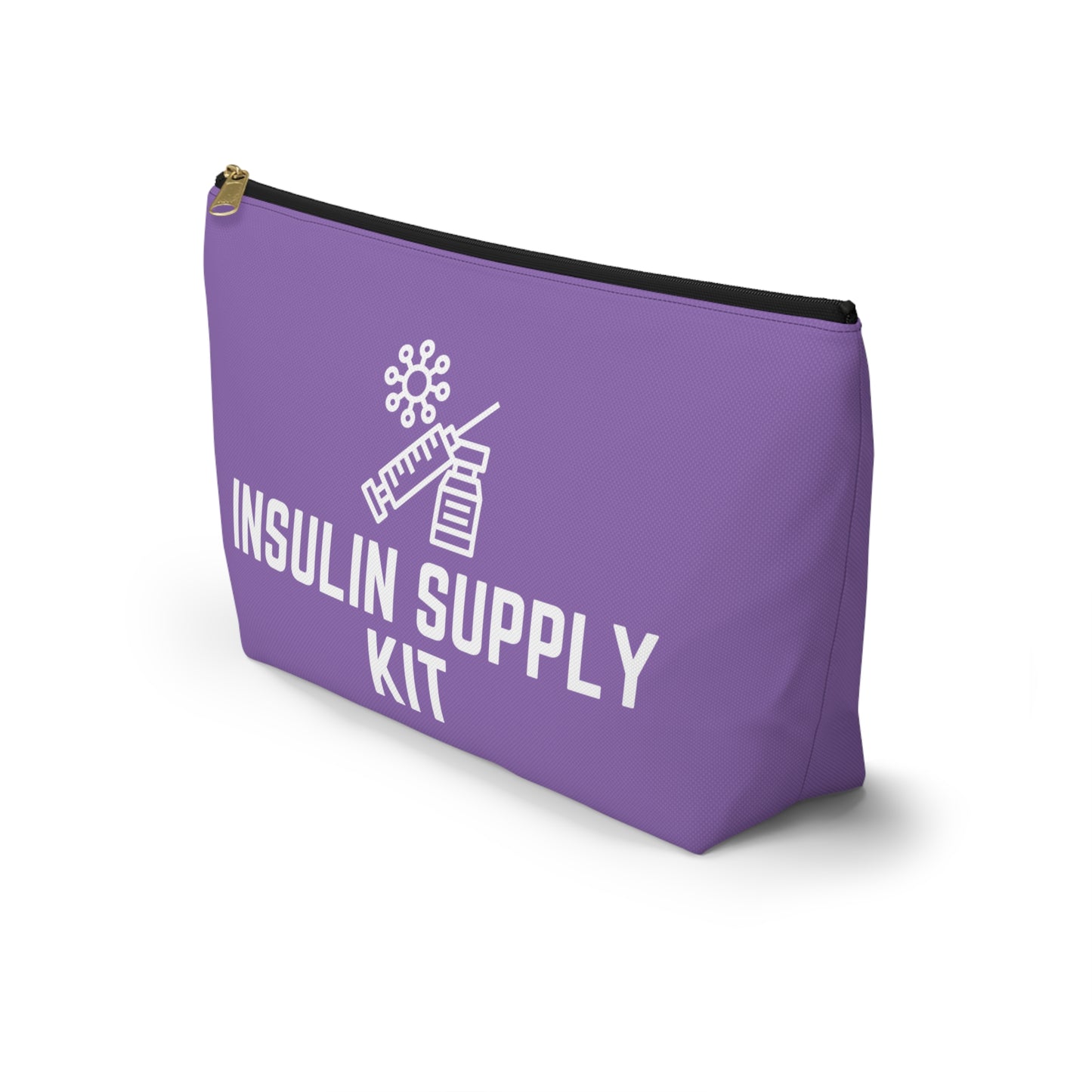 Personalized Insulin Supply Kit Pouch for Diabetes Medication Storage Travel Organizer for Insulin Pens Syringes and Supplies