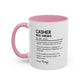 Funny Cashier Mug, Price Puncher Gift, Store Clerk Coffee Cup, Personalized Retail Worker Mug, Colorful Mugs (11oz, 15oz)
