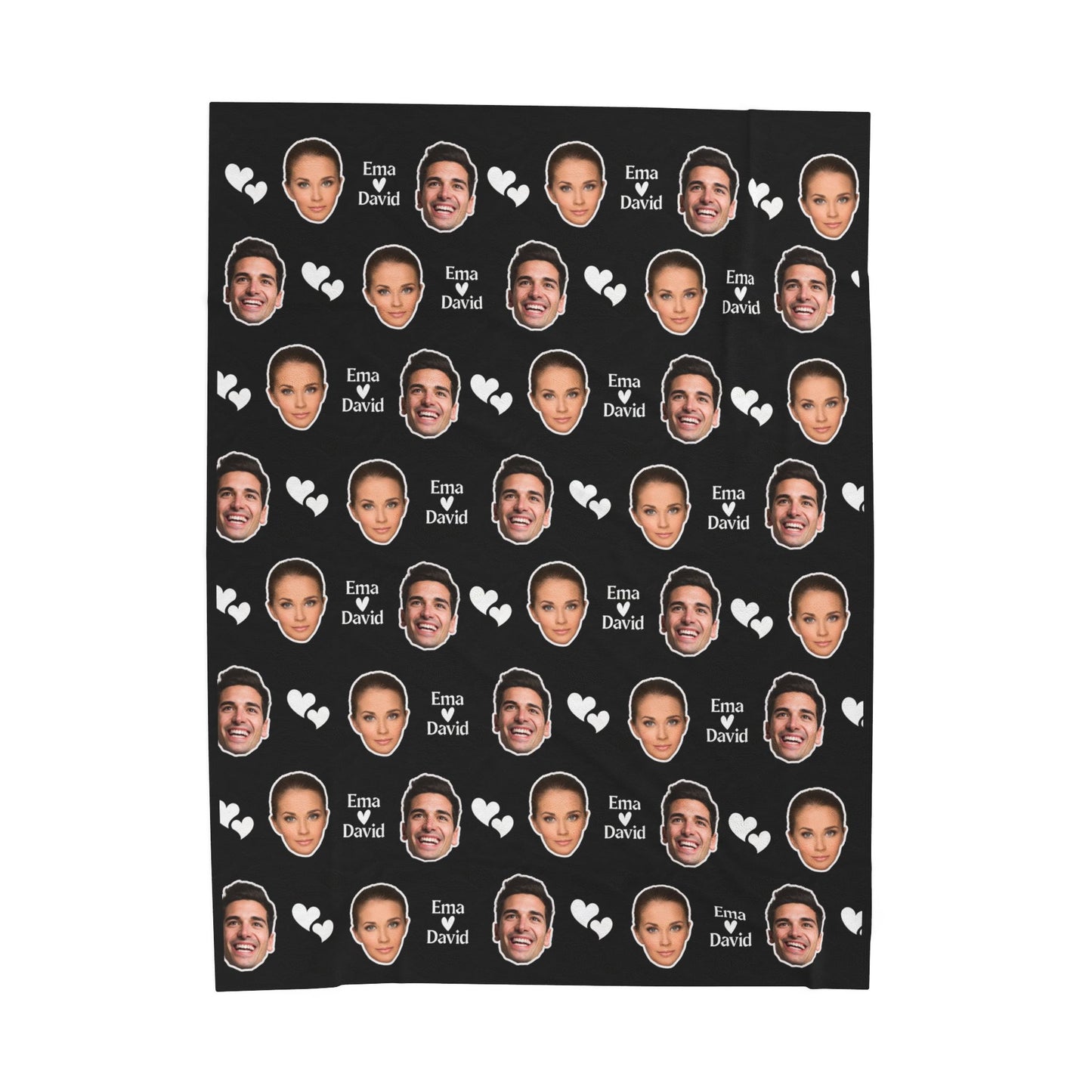 Personalized Face Blanket, Custom Photo Blanket, Faces on Blanket, Gift for Family, Custom Image Blanket, Graduation Gift, Cozy Throw