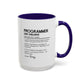 Custom Programmer Mug, Code Conjurer Dictionary Mug, Funny Software Developer Gift, Tech Coffee Cup, Colorful Mugs 11oz 15oz