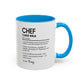 Funny Chef Mug, Custom Culinary Gift, Personalized Cooking Mug, Kitchen Humor Cup, Foodie Definition Mug, Colorful Mugs (11oz, 15oz)