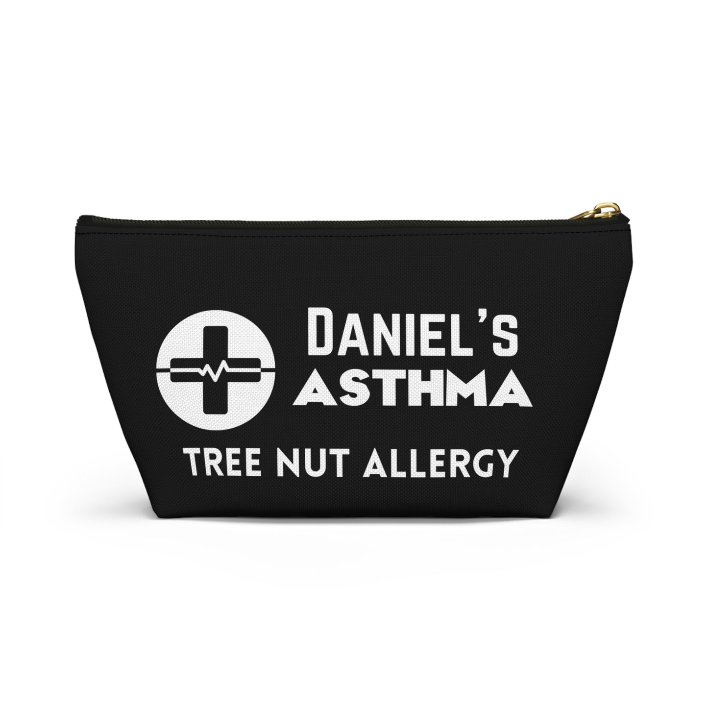Personalized Asthma and Tree Nut Allergy Meds Pouch for Daniel Emergency Inhalers EpiPens Allergy Kit Travel Organizer
