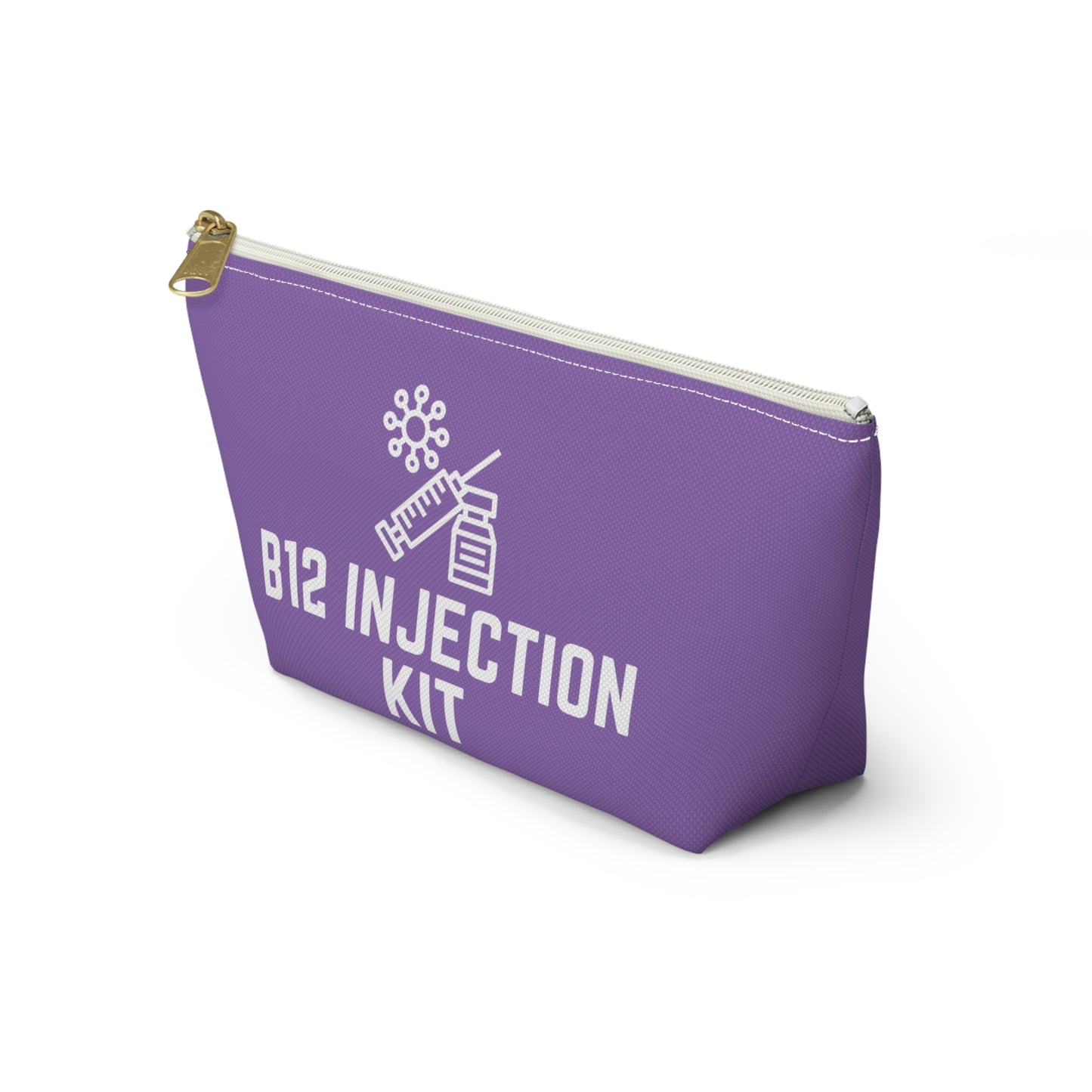 Personalized B12 Injection Kit Pouch for Vitamin B12 Storage Travel Organizer for Injection Supplies and Health Essentials