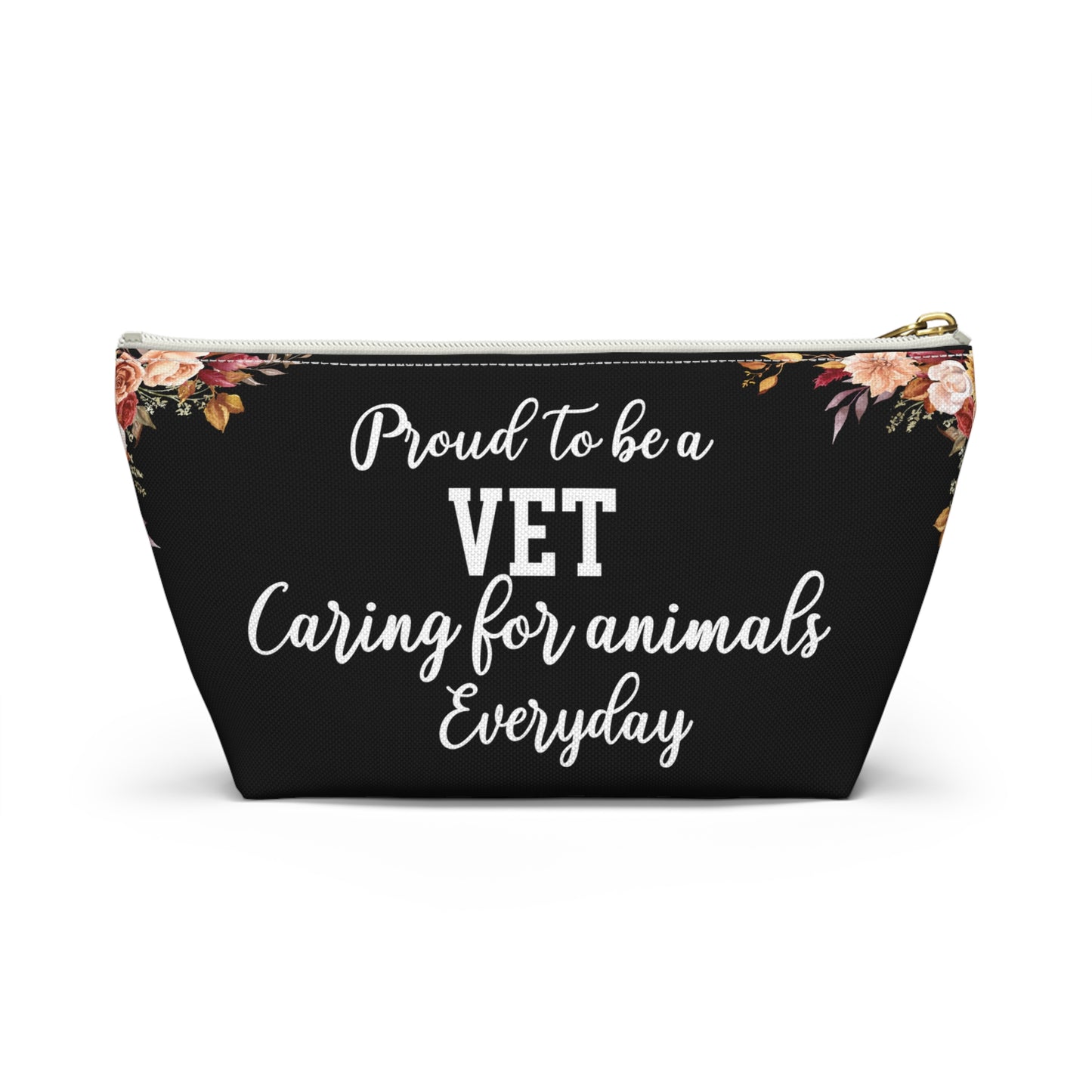 Vet Essentials Pouch Animal Care Organizer Zipper Bag for Veterinarians Medical Supplies Storage Portable and Durable Gift for Vets