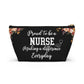 Nurse Essentials Pouch Gift For Nurses Organizer Zipper Bag For Work Supplies Makeup Storage Graduation Or Appreciation Gift For RN LPN