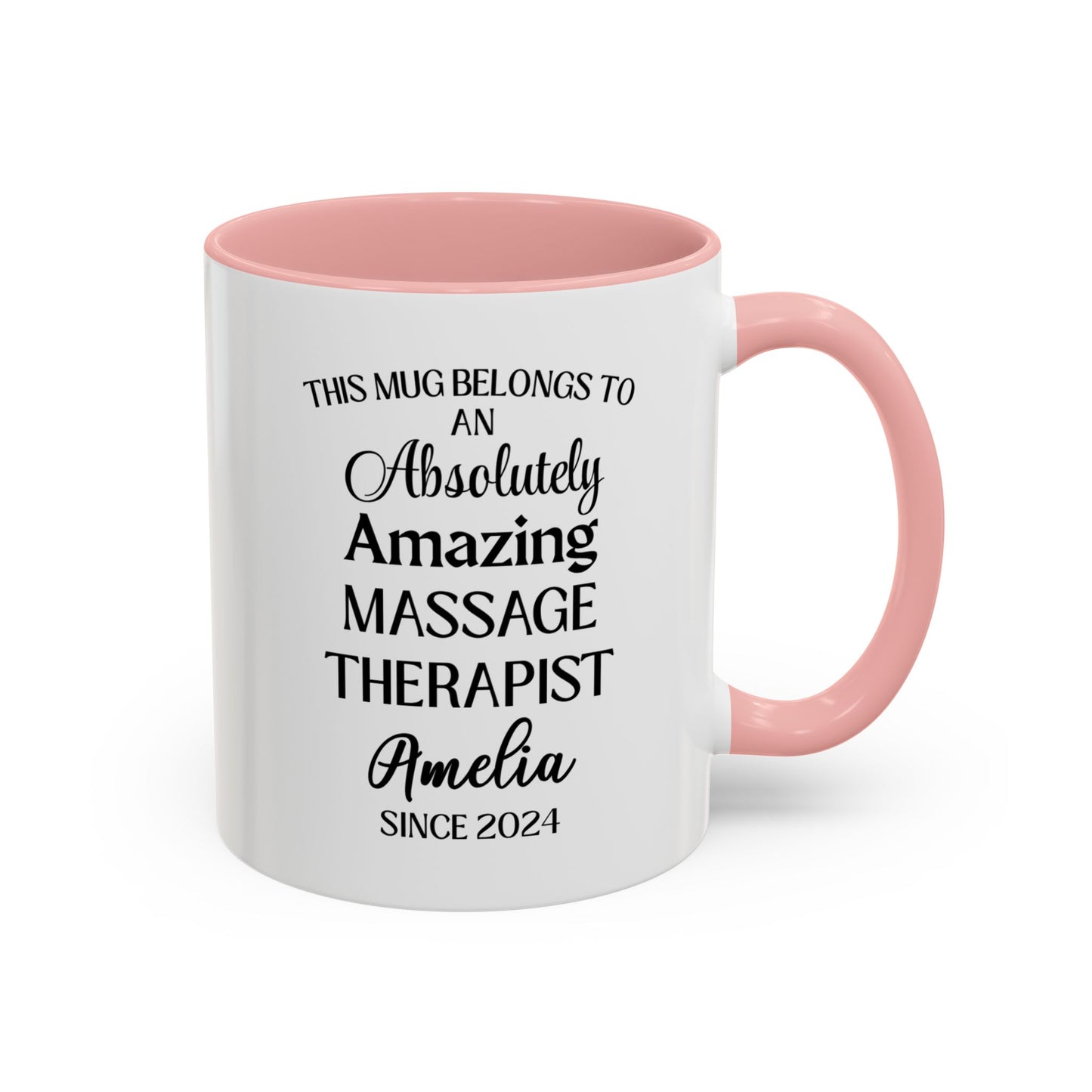 Custom Massage Therapist Mug, Relaxation Spa Cup, Personalized Coffee Mug, Healing Hands Gift, Funny Coffee Cup, 11, 15oz Mug