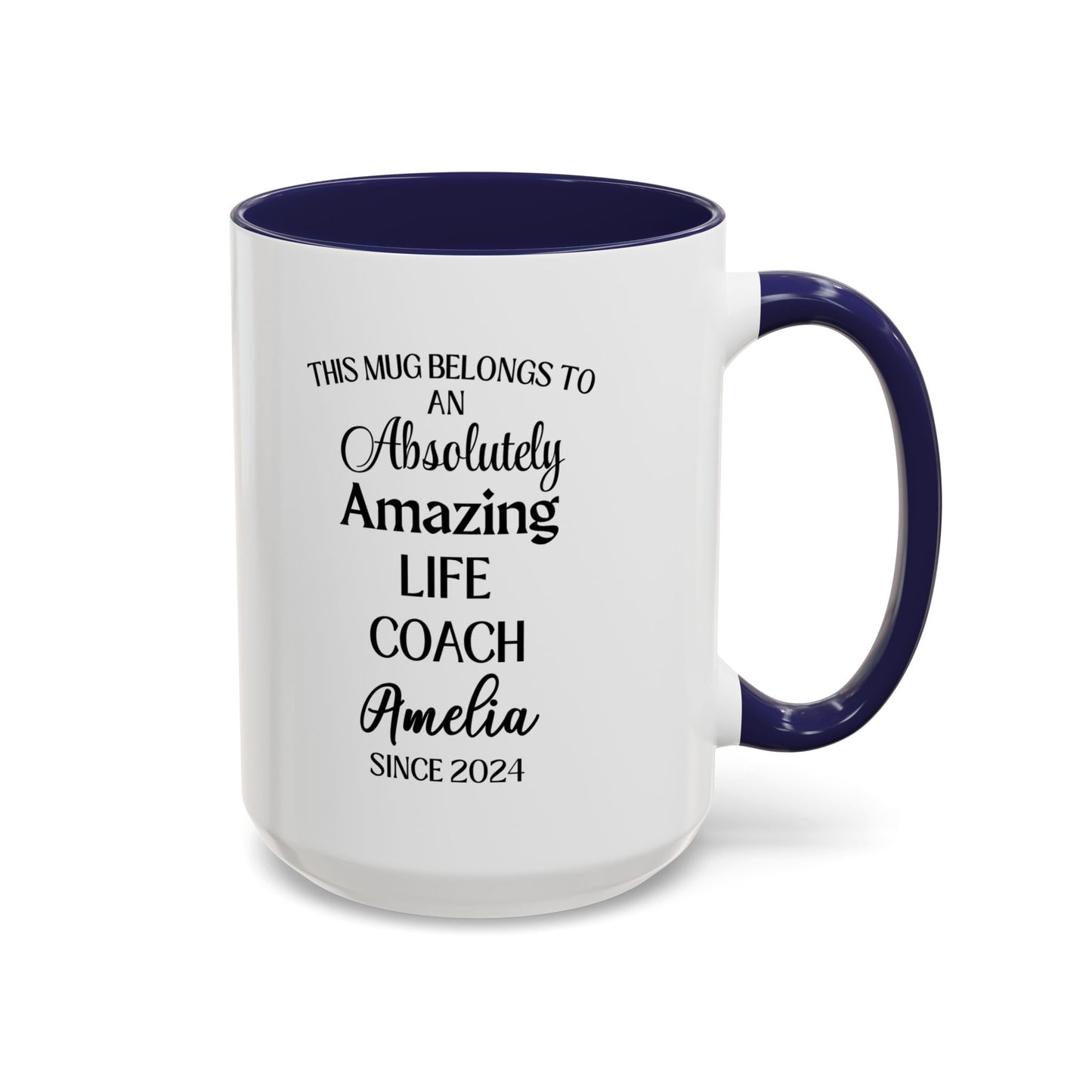 Custom Life Coach Mug, Funny Motivational Mentor Gift, Personalized Coach Mug, Empowerment Coffee Cup