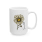 April Birth Flower Daisy Mug 11oz 15oz Custom Floral Coffee Cup Birthday Gift for Her Personalized Ceramic Spring Flower Mug