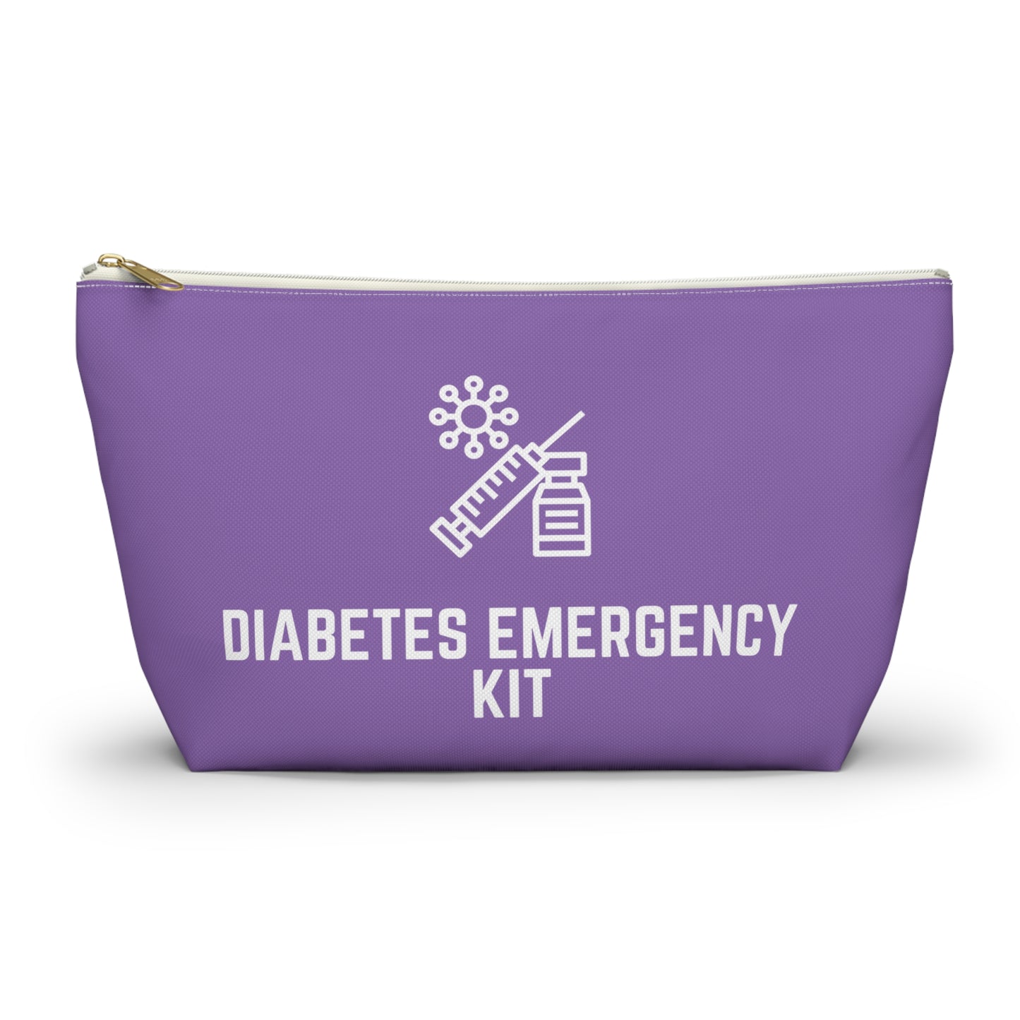 Personalized Diabetes Emergency Kit Pouch for Insulin Storage Travel Organizer for Diabetes Supplies and Medical Essentials