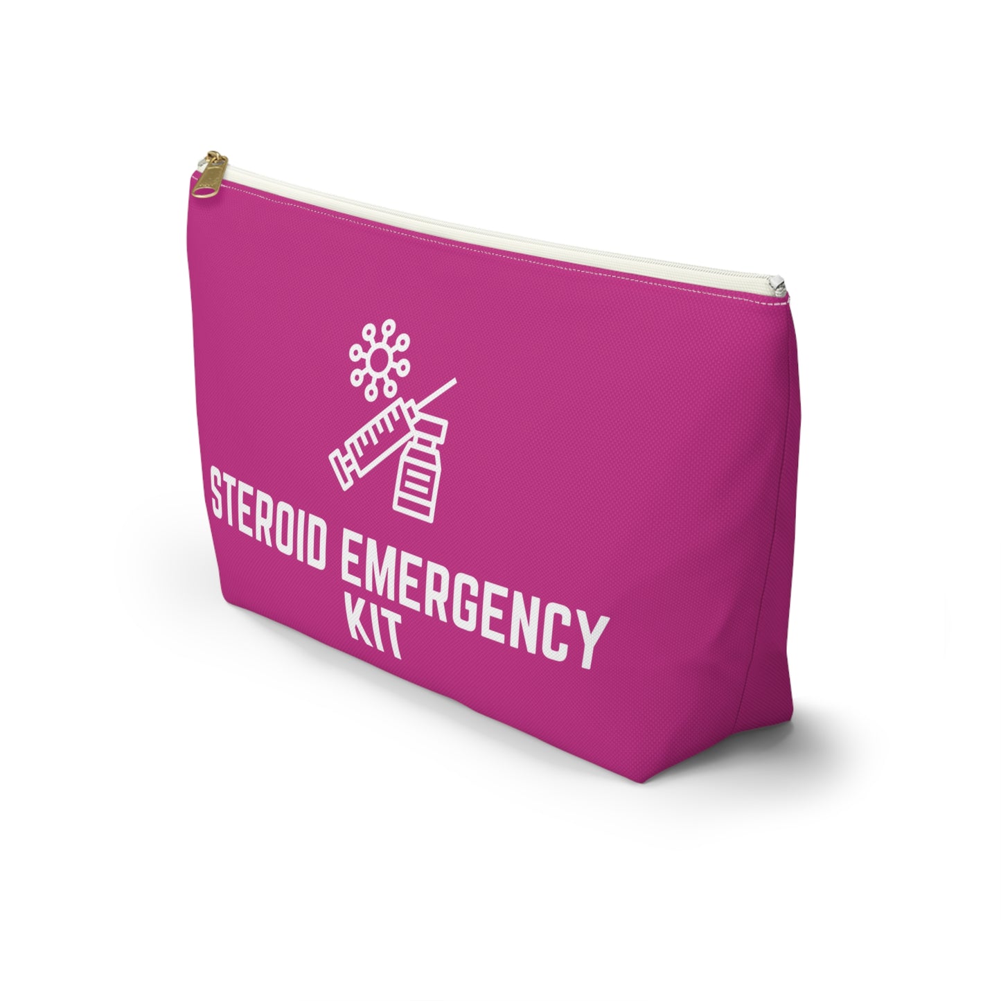 Personalized Steroid Emergency Kit Pouch for Medication Storage Travel Organizer for Quick Access to Steroid Meds and Essentials
