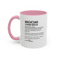 Custom Magician Dictionary Mug, Funny Illusion Hustler Gift Mug, Personalized Magic Performer Cup, Colorful Mugs (11oz, 15oz)