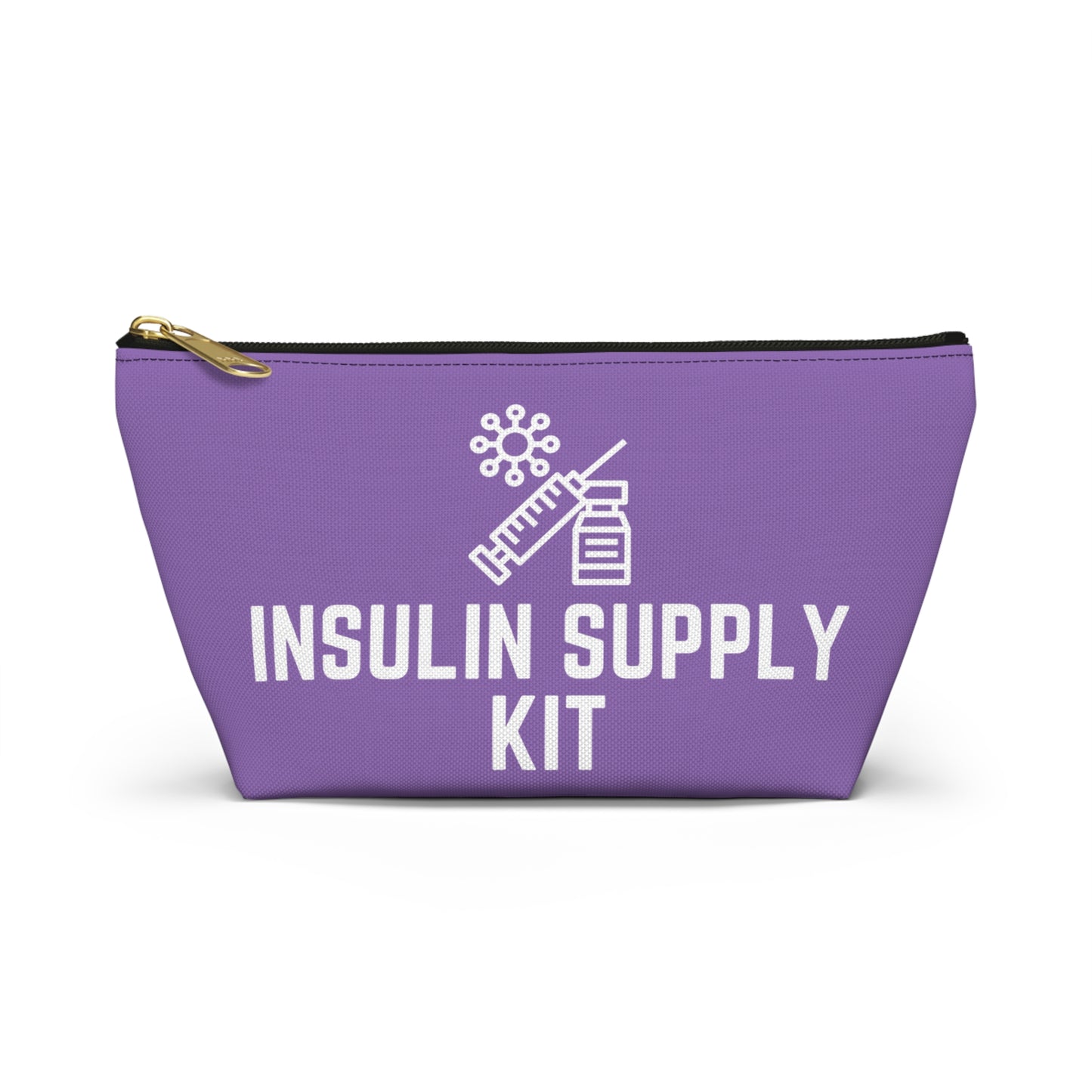 Personalized Insulin Supply Kit Pouch for Diabetes Medication Storage Travel Organizer for Insulin Pens Syringes and Supplies