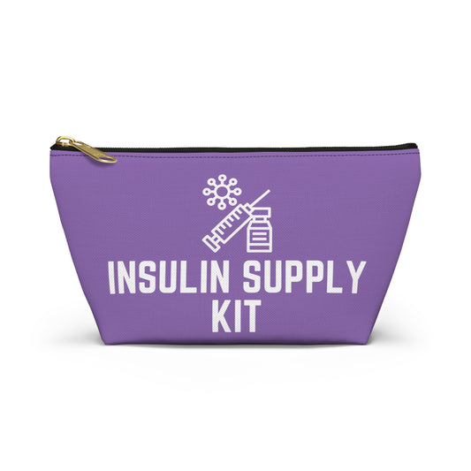 Personalized Insulin Supply Kit Pouch for Diabetes Medication Storage Travel Organizer for Insulin Pens Syringes and Supplies