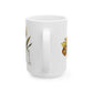 March Birth Flower Daffodil Mug 11oz 15oz Personalized Floral Coffee Cup Birthday Gift for Her Custom Ceramic Flower Name Mug