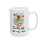 Teacher Life Mug 11oz 15oz Custom Coffee Cup Gift for Teachers Back to School Teacher Appreciation Personalized Ceramic Mug for Her
