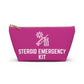 Personalized Steroid Emergency Kit Pouch for Medication Storage Travel Organizer for Quick Access to Steroid Meds and Essentials