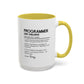 Custom Programmer Mug, Code Conjurer Dictionary Mug, Funny Software Developer Gift, Tech Coffee Cup, Colorful Mugs 11oz 15oz