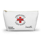 Personalized Medical Alert Seizure Disorder Emergency Meds Inside Accessory Pouch w T-bottom for Samantha