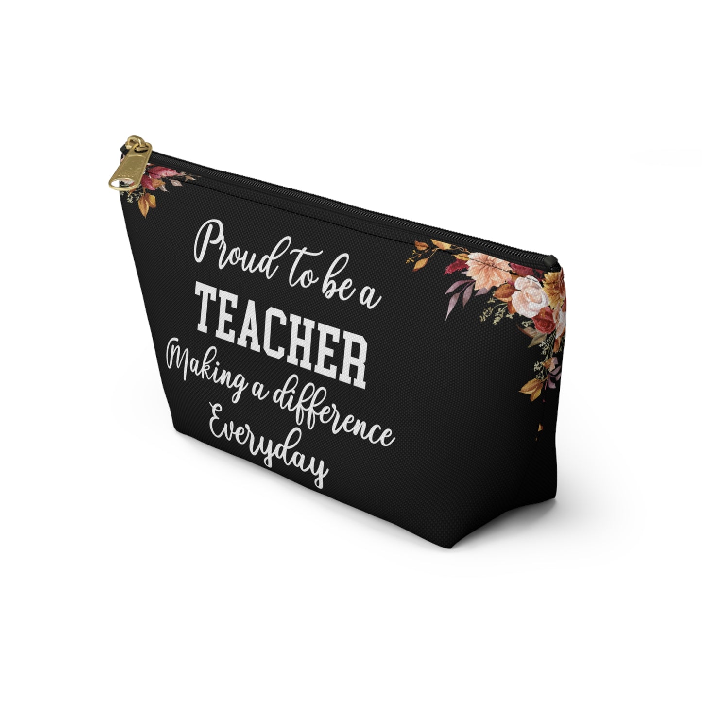 Teacher Essentials Pouch Classroom Organizer Pencil Case Stationery Bag for Educators School Supplies Zipper Pouch Gift for Teachers