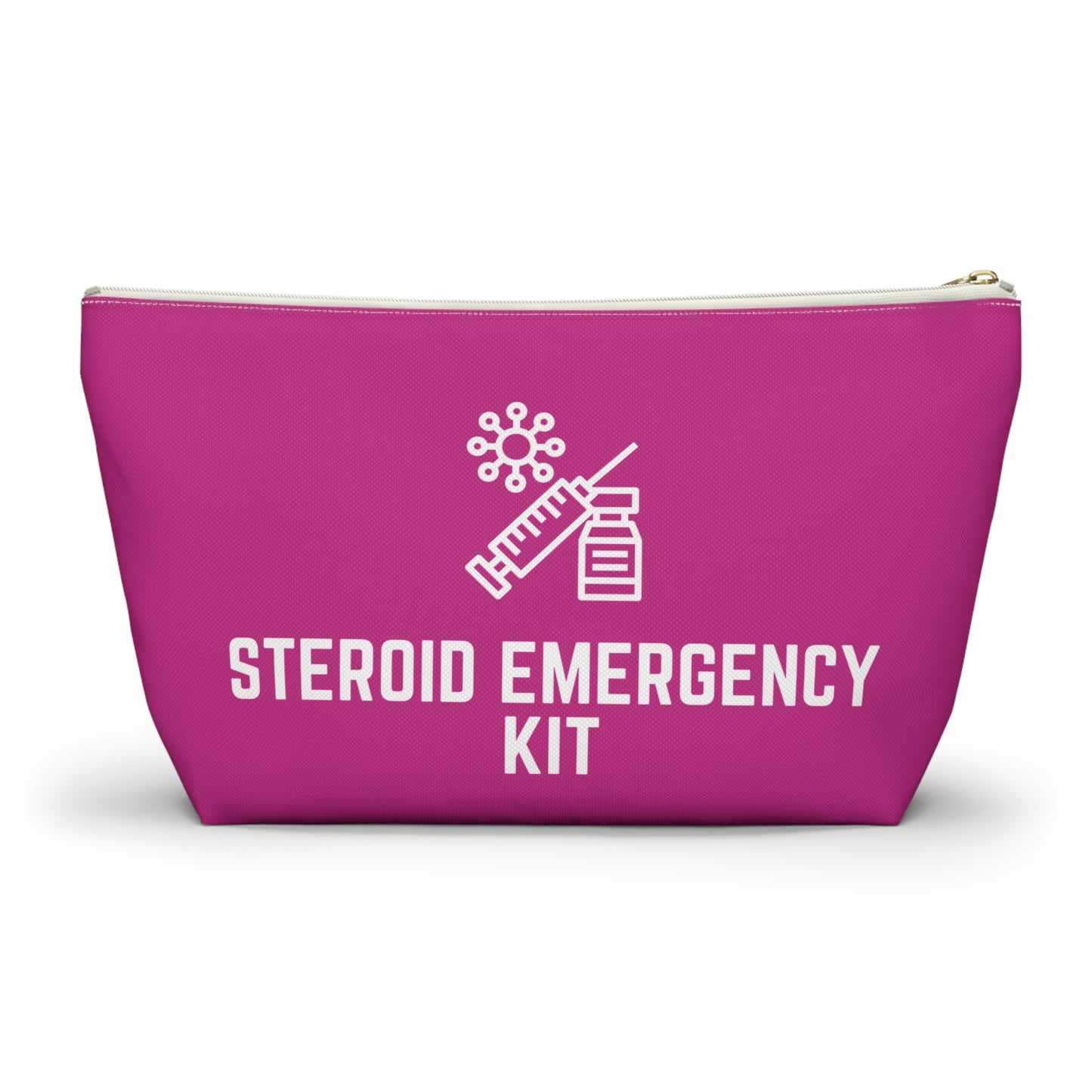 Personalized Steroid Emergency Kit Pouch for Medication Storage Travel Organizer for Quick Access to Steroid Meds and Essentials