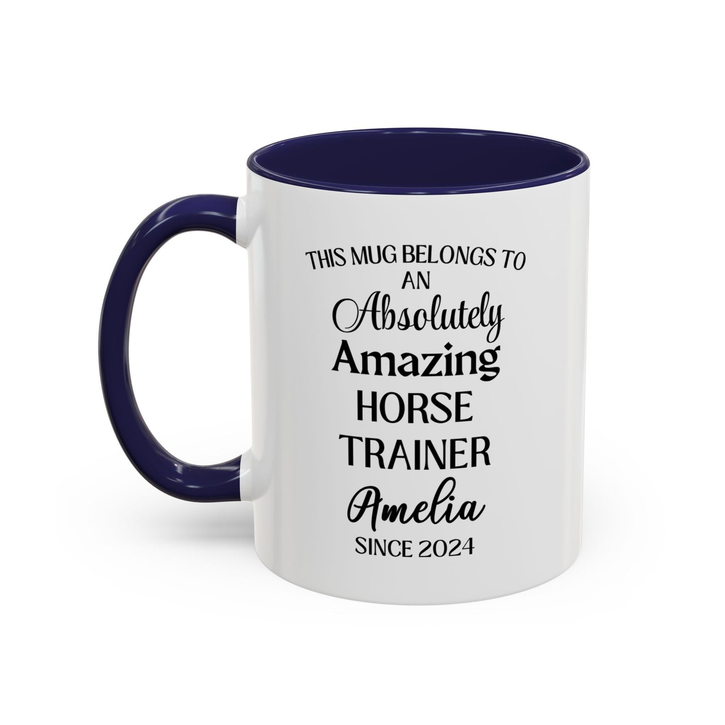 Custom Horse Trainer Mug, Funny Equestrian Mug, Personalized Horse Riding Coach Cup, Stable Mentor Gift
