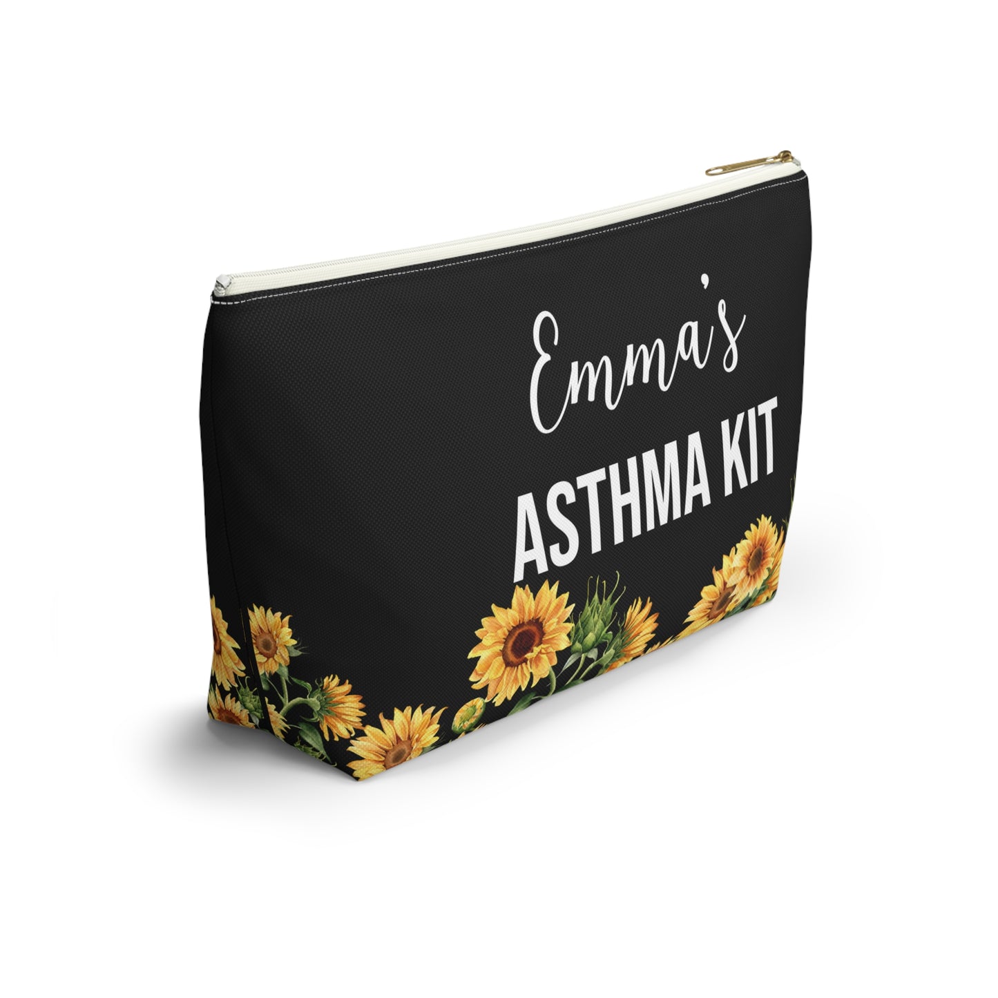 Personalized Asthma Kit Inhaler Bag for Emergency Medications Compact Travel Pouch for Kids or Adults with Asthma Essentials Inside
