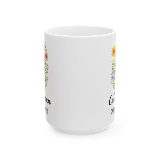 Cat Mama Mug 11oz 15oz Custom Coffee Cup Gift for Cat Lovers Pet Owner Mug for Women Personalized Ceramic Mug for Cat Mom