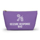 Personalized Seizure Response Bag for Emergency Medication Storage Travel Organizer for Epilepsy Safety Supplies and Medical Info