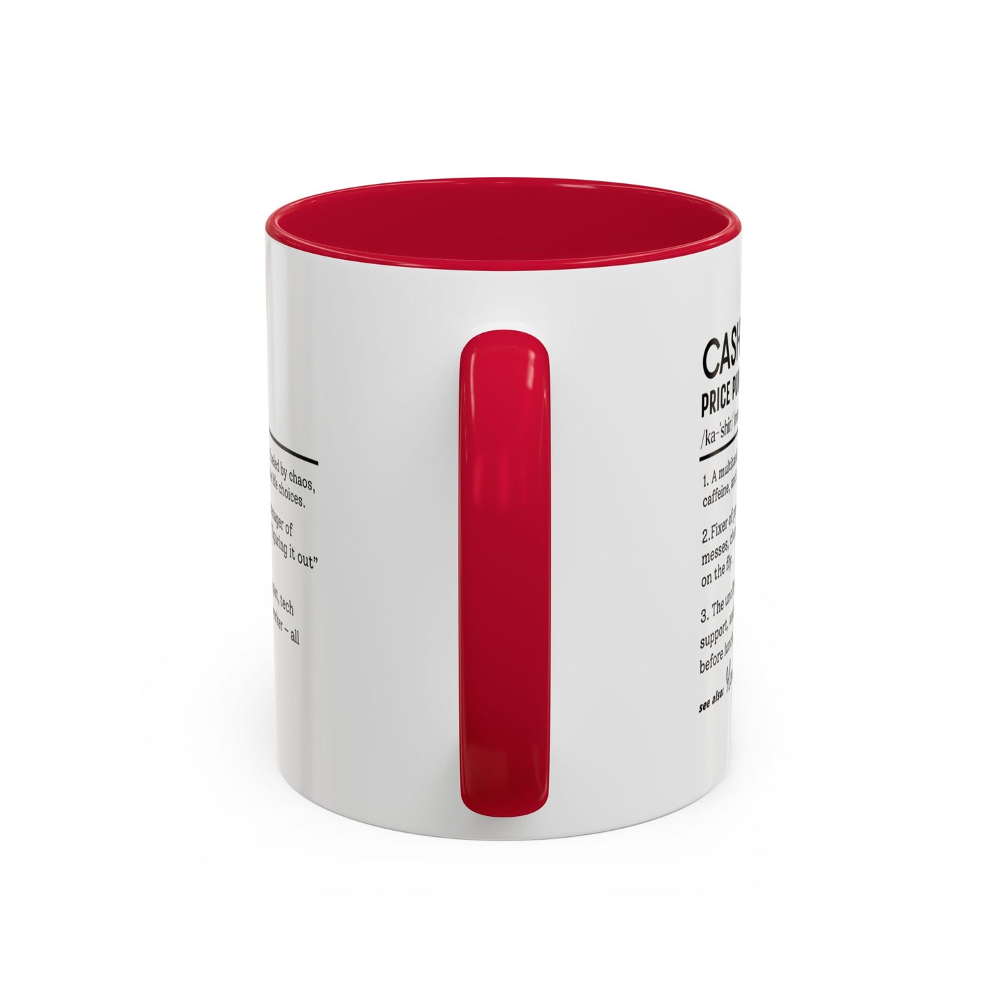 Funny Cashier Mug, Price Puncher Gift, Store Clerk Coffee Cup, Personalized Retail Worker Mug, Colorful Mugs (11oz, 15oz)