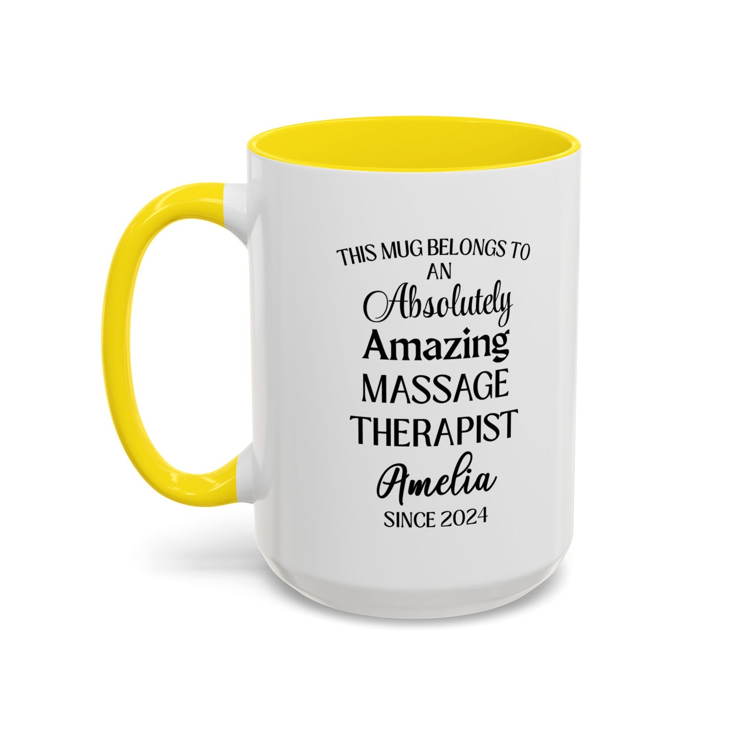 Custom Massage Therapist Mug, Relaxation Spa Cup, Personalized Coffee Mug, Healing Hands Gift, Funny Coffee Cup, 11, 15oz Mug