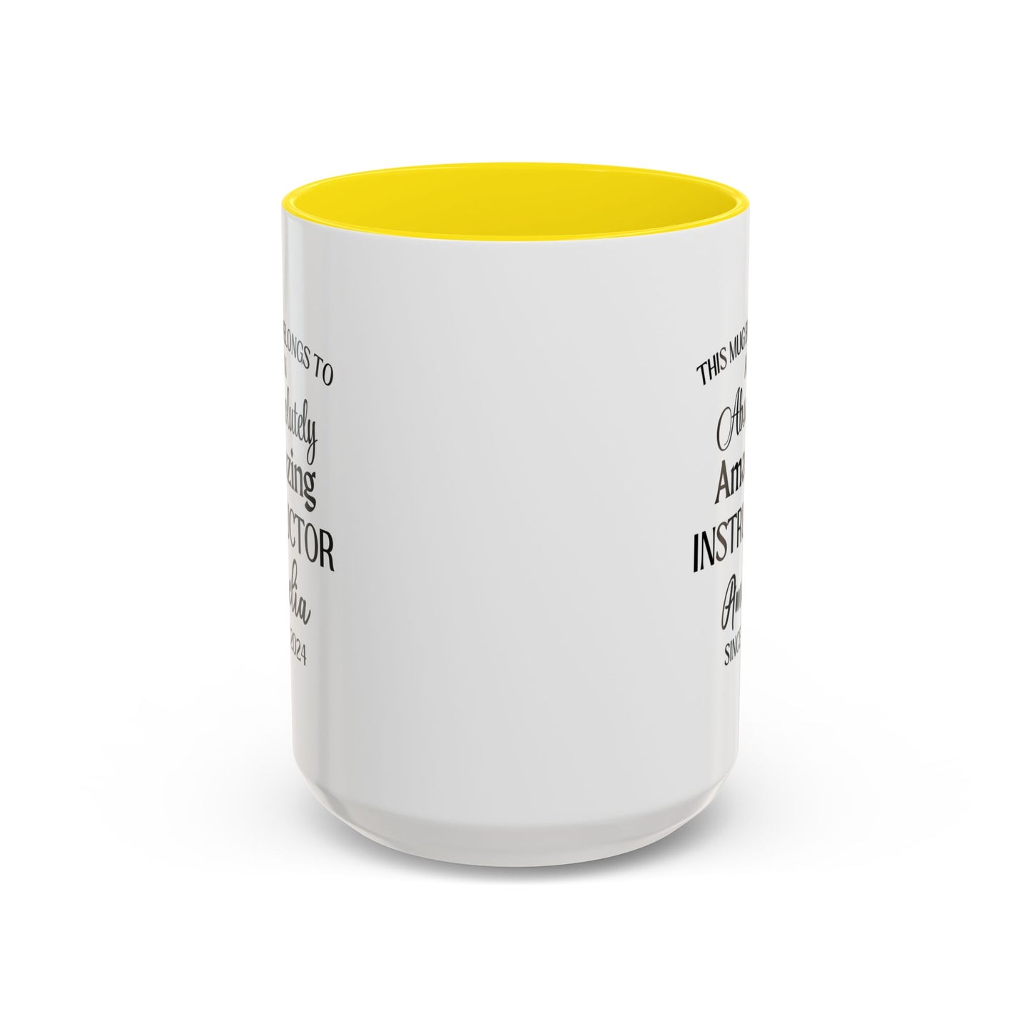 Custom Instructor Mug, Funny Teaching Gift, Personalized Educator Coffee Cup, Mentor Appreciation Mug