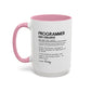 Custom Programmer Mug, Code Conjurer Dictionary Mug, Funny Software Developer Gift, Tech Coffee Cup, Colorful Mugs 11oz 15oz