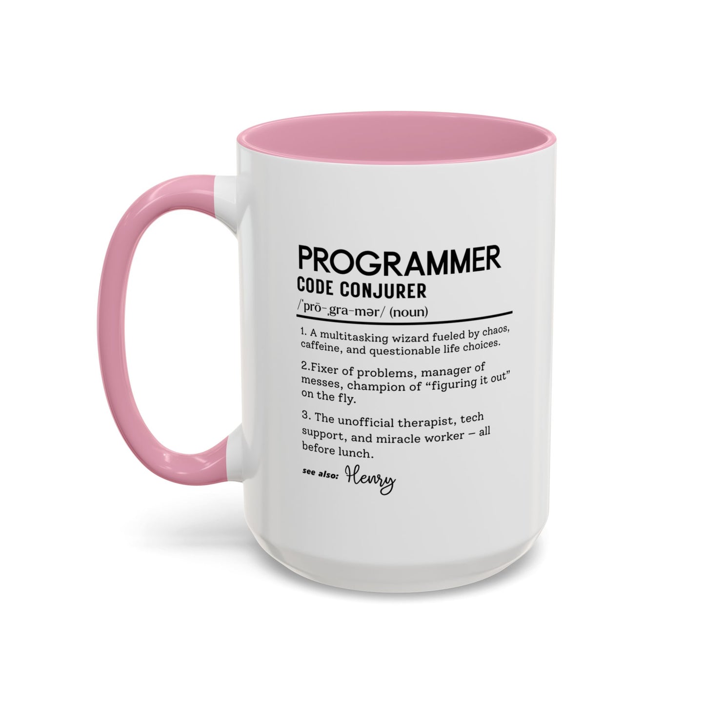 Custom Programmer Mug, Code Conjurer Dictionary Mug, Funny Software Developer Gift, Tech Coffee Cup, Colorful Mugs 11oz 15oz
