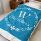 Custom Family Name Blanket, Last Name Blanket, Initials Blanket, Wedding Gift, Anniversary Gift, Housewarming Gift, Gift for Family
