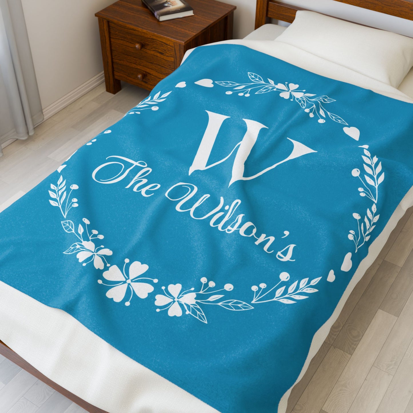 Custom Family Name Blanket, Last Name Blanket, Initials Blanket, Wedding Gift, Anniversary Gift, Housewarming Gift, Gift for Family