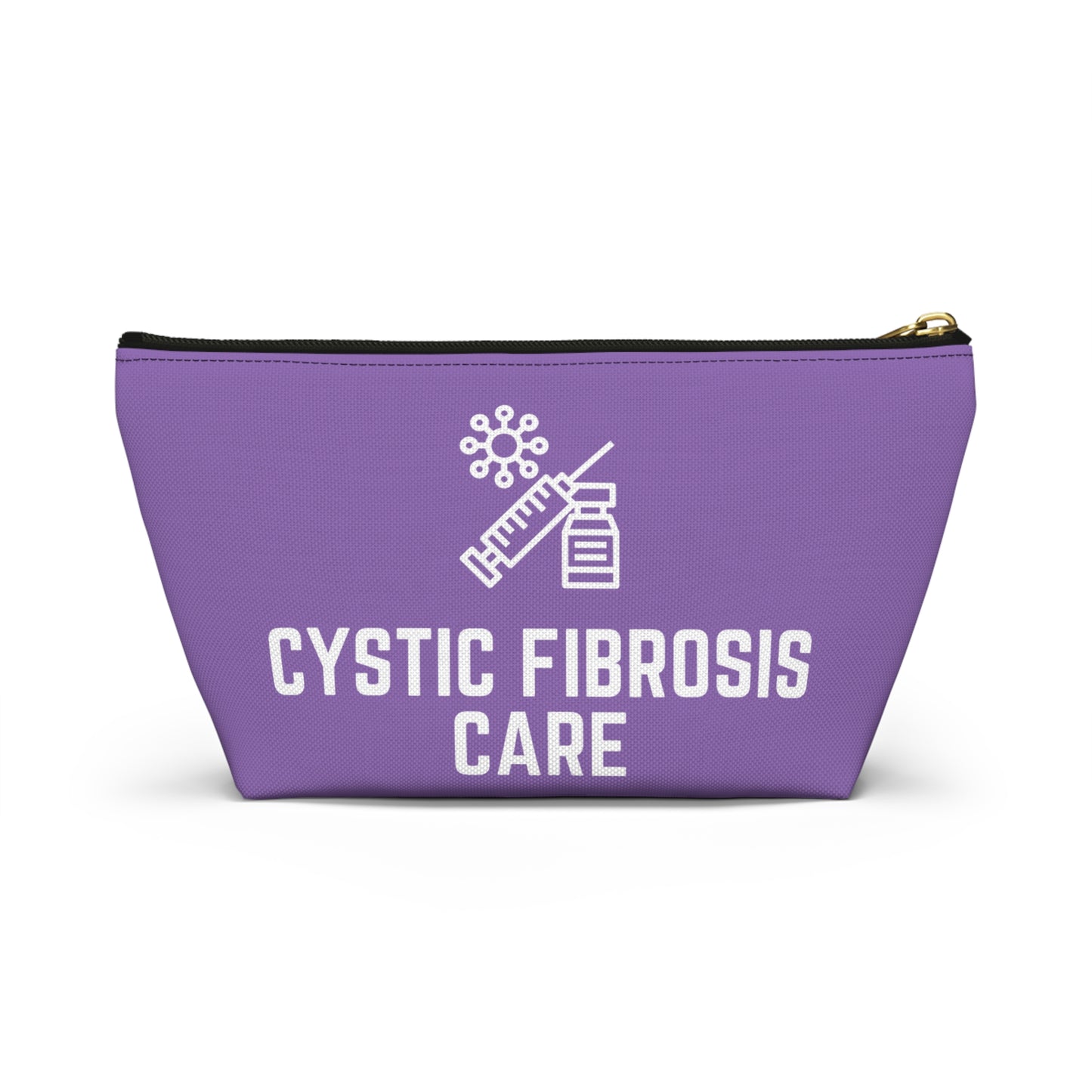 Personalized Cystic Fibrosis Care Pouch for Medication Storage Travel Organizer for Daily Treatment and Health Essentials