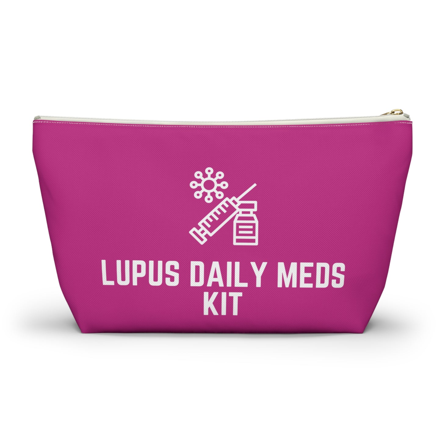 Personalized Lupus Daily Meds Kit Pouch for Medication Storage Travel Organizer for Chronic Illness Care and Health Essentials